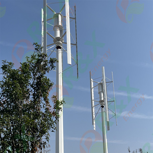 ระบบไฮบริด 220v 380v กังหันลมพลังงานฟรี 5kw 10kw 20kw 30kw 50kw 100kw กังหันลมแกนตั้งสำหรับใช้ในฟาร์ม - Product Image 3