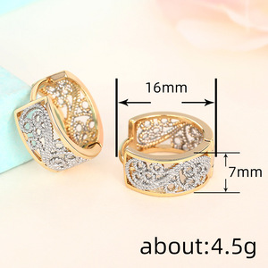 Orecchini a Perno Vintage Francesi per Donne, Eleganti Accessori di Moda per Uso Quotidiano - Product Image 4