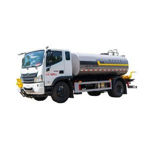 รถบรรทุกฉีดน้ำ Foton 12000L แบบปรับแต่งได้ พร้อมระบบฉีดน้ำด้านหน้า ด้านหลัง และด้านข้าง พร้อมช่องต่อสำหรับดับเพลิง - Product Image 1