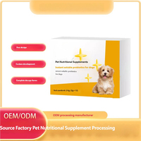 Granulés de Probiotiques et Vitamines Premium OEM Efficaces pour Animaux de Compagnie, 2g par Unité, avec Emballage Personnalisé pour Complément Alimentaire Santé Chiens et Chats
