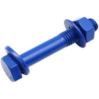 PTFE téflon A320 enduit goujon boulon en acier allié acier inoxydable matériel ASTM filetage goujon boulon écrou hexagonal et rondelles