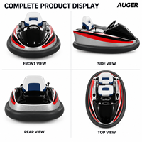 Bateau électrique 15KW, kart aquatique haute vitesse, mini jet-boat monoplace, bateau tamponneur pour parc aquatique et complexe hôtelier, OEM