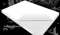 Autocollant en film PP blanc brillant auto-adhésif A4, papier synthétique flexographique, étiquette d'impression, supermarché, personnalisable