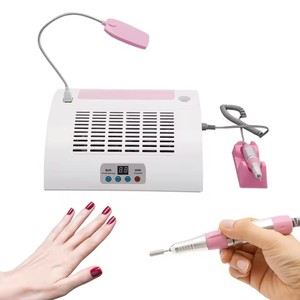 Machine à ongles sans fil 5-en-1 30000 tr/min avec sécheuse UV LED et collecteur de poussière pour manucure professionnelle en salon - Product Image 4