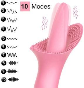 Stimulateur clitoridien pour femmes, jouet sexuel pour femmes, jouet vibrant en forme de langue, mini stimulateur clitoridien pour adultes - Product Image 4