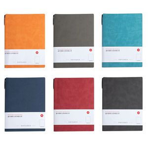 Hot bán đơn giản A5 không dây 80 gam nhựa <span class=keywords><strong>PU</strong></span> da sinh viên Nhật Ký máy tính xách tay với 100 sheets in trang bên trong - Product Image 2