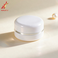 Pot en plastique vide de 10/20g avec bouchon à vis pour gel de construction OEM/ODM, flacon cosmétique rond – Vente chaude