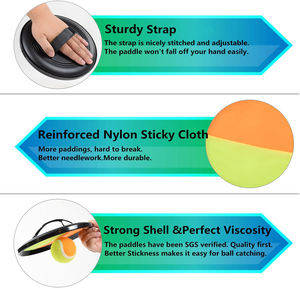 Çocuk Oyun Alanı Spor Eğlence Oyuncak Topları Promosyon Plastik Plaj Atma Yakalama Top Oyunu Özelleştirilmiş Logolu Açık Hava Spor Oyunu - Product Image 4