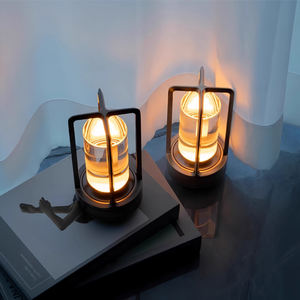 Lampade da tavolo senza fili portatili per interni esterni ricaricabili a batteria in metallo 3 lampade da tavolo - Product Image 5