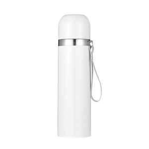 Taza termo de transferencia de calor de estilo clásico con diseño de bala Recubrimiento de sublimación de pintura blanca Botella de vacío de acero inoxidable 304 - Product Image 4