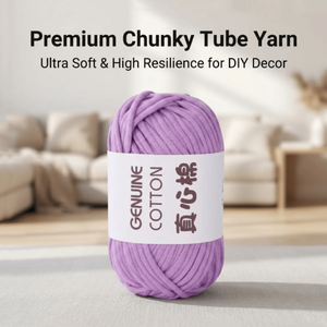 Nouveau fil à tricoter tubulaire super doux et très résistant avec rembourrage en cœur de cœur pour couvertures, jouets, écharpes et tapis faits main DIY - Product Image 3