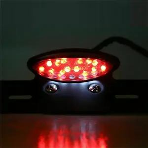Luz LED trasera de freno impermeable de 12V, luces de matrícula para camión, ATV, remolque, <span class=keywords><strong>Cafe</strong></span> <span class=keywords><strong>Racer</strong></span>, Honda, motocicleta - Product Image 6