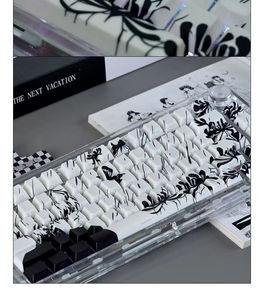 คีย์แคป Ka-<span class=keywords><strong>neki</strong></span> Ken แบบโปร่งแสง Cherry Profile PBT Dye Sub 137 ปุ่ม สำหรับสวิตช์ Mx 61/64/104/108 คีย์บอร์ดแบบกลไก - Product Image 5
