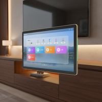 Smart Home Bedienfeld Angepasstes 15,6 Zoll Android Tablet mit PoE, LED-Beleuchtung, 10-Punkt-Touchscreen, Rk3566 2+16GB, für Büro