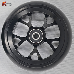 Pièces de <span class=keywords><strong>fauteuil</strong></span> roulant Roulette de roue avant de <span class=keywords><strong>fauteuil</strong></span> roulant durable en alliage d'aluminium de 4 pouces pour <span class=keywords><strong>fauteuil</strong></span> roulant manuel - Product Image 5