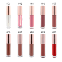 Brillant à lèvres de maquillage longue durée, sans cruauté envers les animaux, vente en gros