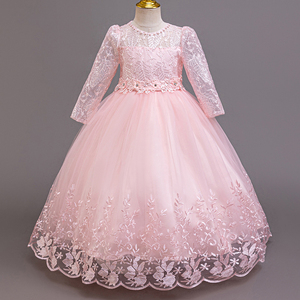 All'ingrosso In-Stock per bambini abito In pizzo a maniche lunghe <span class=keywords><strong>farfalla</strong></span> abito <span class=keywords><strong>da</strong></span> passerella per ragazze regalo di natale - Product Image 2