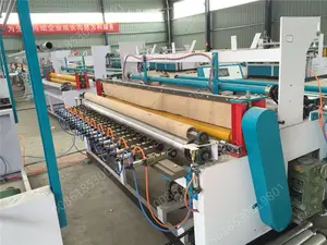 Automatic Toilet Paper Roll Make Machine Toilet Paper Rewinding Cutting And Packing Machine For Sale