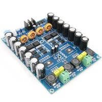 Carte amplificateur de puissance à double canal XH-M641 avec batterie d'accumulateur, amplificateur de voiture TPA3116D2, DC12V 24V 2x150W