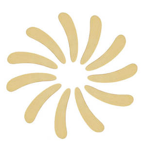 Espátula Mini para Crema Facial Cosmética, con Logotipo Personalizado, de Bambú, Desechable, Económica, Ecológica, Apta para Alimentos, Cuchara para Helado, 5 Piezas/Juego - Product Image 1