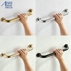 Barras de apoyo Junsway de 40 cm, de aluminio pulido, barandilla de seguridad para baño, escaleras y inodoro - Product Image 5