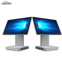 Système de point de vente tout-en-un Jepower W18 15,6 pouces, double écran tactile capacitif, caisse enregistreuse, ordinateur de vente au détail, processeur Intel Android, Wi-Fi 6