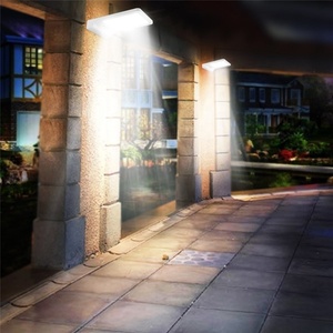 Lámpara Solar Exterior de 48 LED con Sensor de Movimiento, Lámpara de Pared LED Moderna Decorativa para Exteriores, Lámpara de Pared Inalámbrica para Exteriores - Product Image 4