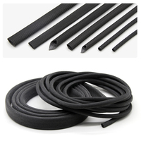 Blanco/Negro ID 1 - 20mm Resistente a altas temperaturas 600 Deg.C Tubo de fibra de vidrio Fibra de vidrio química Funda trenzada Protector de cable