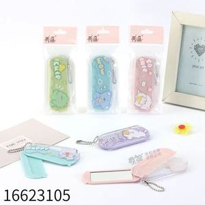 Cute Round Makeup <b>Mirror</b> With Comb Portable Folding <b>Mirror</b> For Travel And Daily Use - Product Image 4