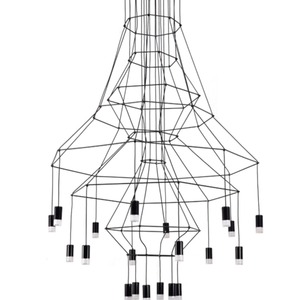 Lámpara de Techo Minimalista Posmoderna con Forma de Frijol Mágico, Estilo Nórdico Moderno, Creativa, para Restaurante, Comedor, Bar, 3000K CCT - Product Image 2