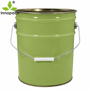 Fusto in metallo da 20L per vernici, secchio in banda stagnata con coperchio a morsetto, fusto per prodotti chimici, fusto in ferro - Product Image 5