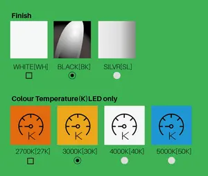 Novo design de espelho LED para banheiro com luz