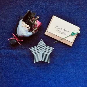 3.25 "Sao nhựa vải lưới Sheets đối với Thêu crafting Knit Crochet DIY Thủ công mỹ nghệ dự án sản phẩm nhựa thủ công mỹ nghệ - Product Image 2