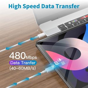 <span class=keywords><strong>2</strong></span> Packs ekstra <span class=keywords><strong>3</strong></span> Feets USB C kablosu ile USB şarj aleti blok setleri hızlı şarj ab 60w hızlı şarj seyahat için - Product Image 6