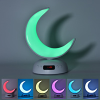 Horloge de prière musulmane portable rechargeable avec traduction multilingue, haut-parleur d'Adhan, haut-parleur de Coran et contrôle par application