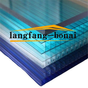 Nouveaux panneaux solaires PC BORNAY à double paroi, toit en plastique transparent, plaque PC alvéolaire <span class=keywords><strong>pour</strong></span> arrêt de bus, plaque en <span class=keywords><strong>polycarbonate</strong></span> à double paroi - Product Image 2