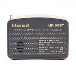 <span class=keywords><strong>Radio</strong></span> FM Retro para Hombre y Mujer, Mini Altavoz Portátil de Madera Vintage, Recargable, AM, FM, SW - Product Image 4