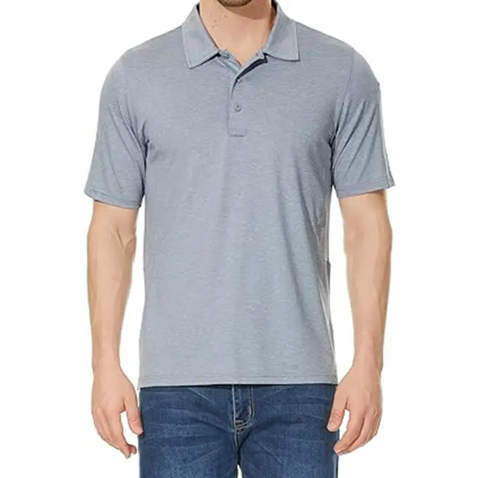 メンズ高品質ゴルフポロスポーツシャツ半袖クイックドライカラーカジュアルシャツボタン付きパフォーマンスTシャツ男性用