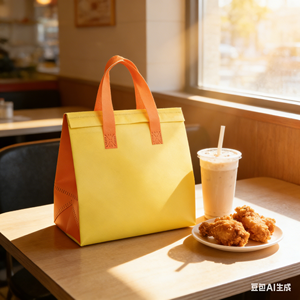 Bolsas de Transporte Aisladas, Desechables, de Tela No Tejida, de Lujo, Impermeables, Ecológicas, para Llevar Comida a Domicilio, Personalizadas, para Uso Comercial - Product Image 1