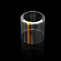 Capsule thermorétractable transparente en PVC pour bouteille de vin, design professionnel, 30 mm, 31,5 mm, avec bande de déchirement