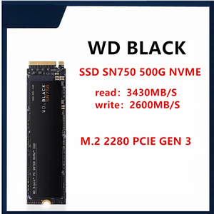 สินค้าใหม่ของแท้สำหรับ <span class=keywords><strong>SN750</strong></span> NVMe Solid State M.2 2280 PCIE3.0 SSD ภายในสำหรับเดสก์ท็อปดิสก์สีดำ1T/2T/500G - Product Image 4
