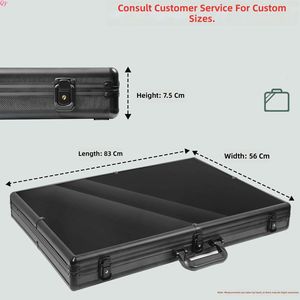 Q Y Aluminum Trading Card Display Case <b>Lockable</b> <b>Storage</b> <b>Box</b> for TCG Sports Cards Jewelry Collection Showcase - Product Image 6
