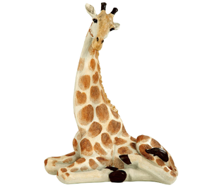 Restingยีราฟแอฟริกันสวนตกแต่งรูปปั้น,20นิ้ว,<span class=keywords><strong>Safari</strong></span> Figurine<span class=keywords><strong>สัตว์</strong></span>ป่า<span class=keywords><strong>สวน</strong></span>จอแสดงผลตกแต่ง - Product Image 1