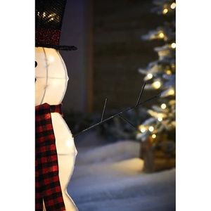 Silueta <span class=keywords><strong>de</strong></span> <span class=keywords><strong>muñeco</strong></span> <span class=keywords><strong>de</strong></span> <span class=keywords><strong>nieve</strong></span>, 40 luces LED blancas cálidas - Product Image 5