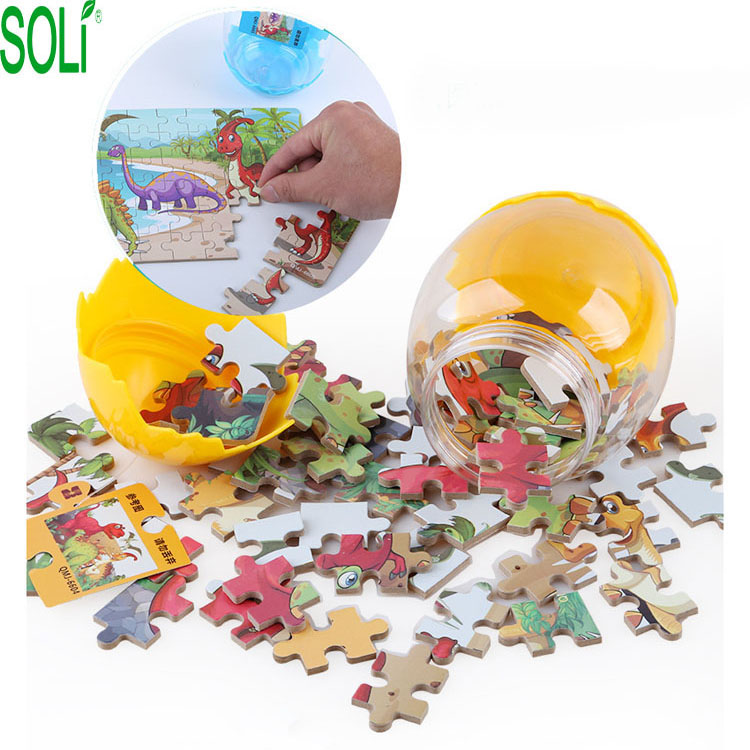 Лидер продаж яйцо форма Diy деревянный Гир Развивающие игрушки для детей головоломки