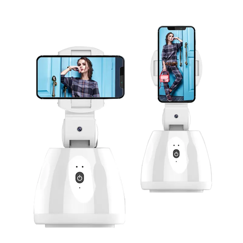 VCAN AI Estabilizador 360 Rotação Não APP Necessário para Vlog Shooting Live Streaming Auto Face Tracking Mobile Phone Holder Tripé