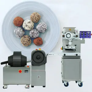 Machine à enrober les boules de dattes machine à enrober les boules de noix de coco machines à boules de beurre d'arachide pour petites entreprises