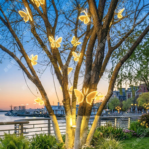 Lampes LED en forme de papillon, idéales pour les centres commerciaux, les célébrations de Noël et les occasions de mariage - Product Image 6