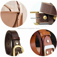 Hebillas Metálicas de Aleación de Zinc de Doble Punta, Resistentes, con Barra Central, para Cinturones de Cuero, Zapatos, Bolsos, Fabricación de Herrajes, Venta al Por Mayor