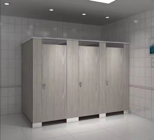 Sistema de cubículos de inodoro tablero de partición de madera impermeable HPL - Product Image 1
